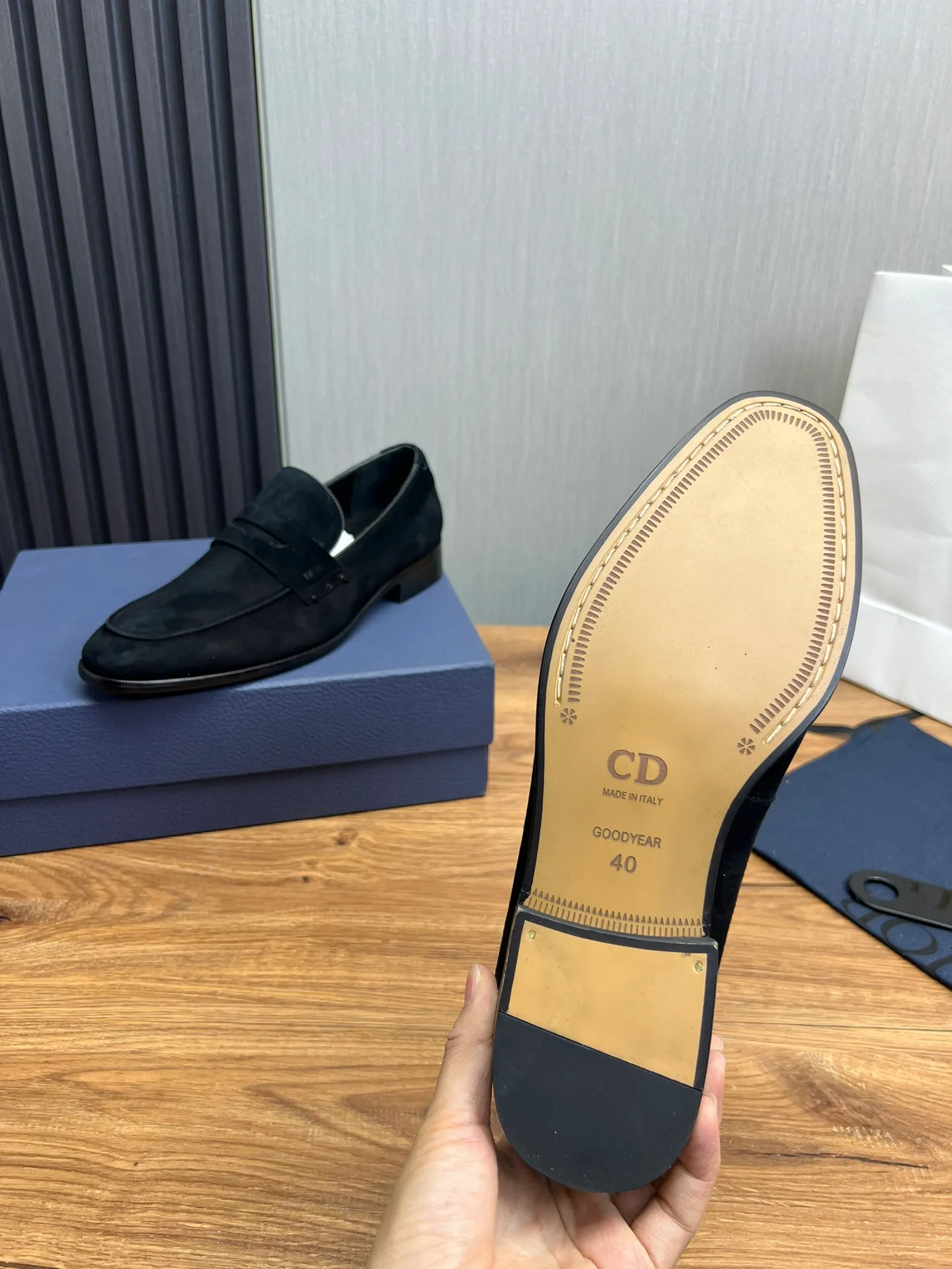 Men's men's shoes💰540💰 Dior men's business casual leather shoes👞all made of imported original brand leather, just to create a more comfortable wearing experience, upper: original frosted cowhide➕imported cowhide lining, original non-slip and wear-resistant rubber outsole✔️36-45 (45 non-returnable)